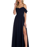 Vanessa Formal Chiffon Lattice Dress