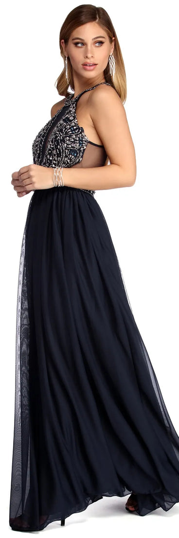 Esther Formal Embellished Gemstone Dress