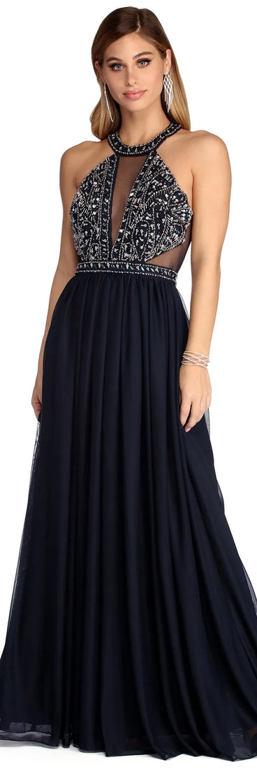 Esther Formal Embellished Gemstone Dress