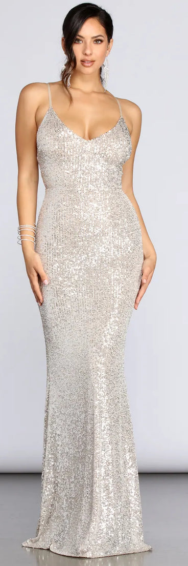 Teagan Sequin Gown