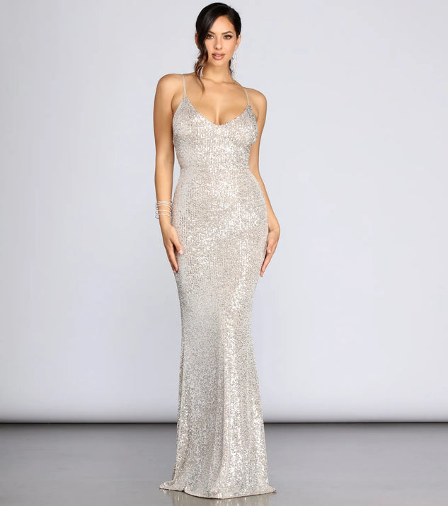 Teagan Sequin Gown