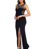 Denise Formal Sleeveless Beaded Dress