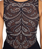 Denise Formal Sleeveless Beaded Dress