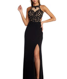 Genevieve Formal Open Back Lace Dress