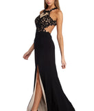Genevieve Formal Open Back Lace Dress