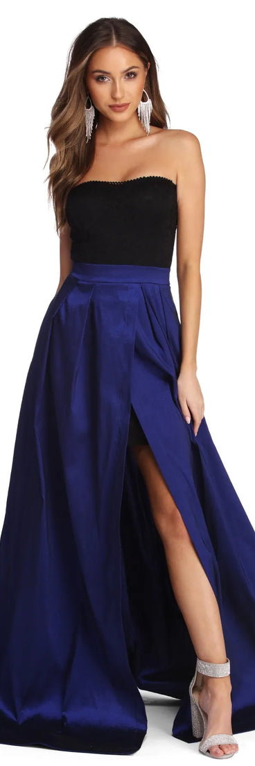 Miley Formal Sweetheart Lace Dress