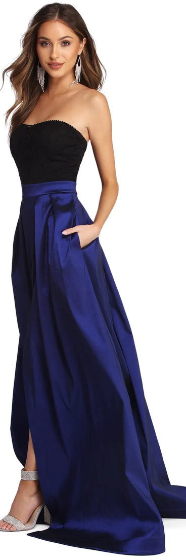 Miley Formal Sweetheart Lace Dress