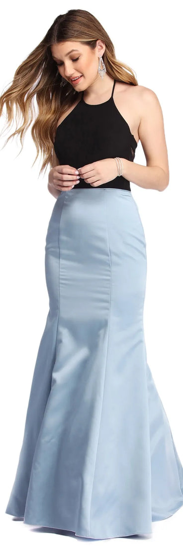 Ashlynn Formal Halter Mermaid Dress