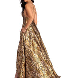 Roseanna Formal High Slit Leopard Dress