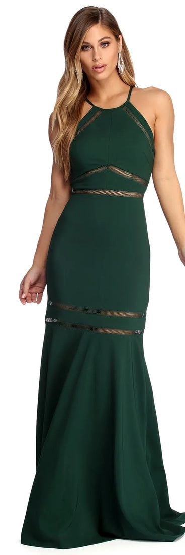 Carly Formal Illusion Mermaid Dress