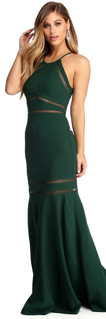 Carly Formal Illusion Mermaid Dress