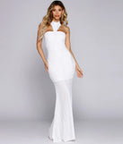 Blanca Formal Sequin Halter Gown