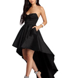 Bonnie Formal Taffeta High Low Dress