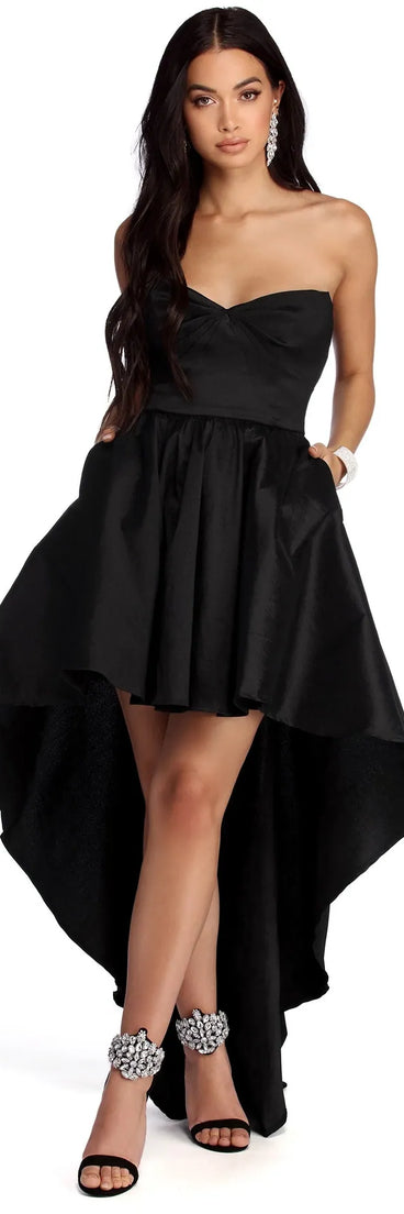 Bonnie Formal Taffeta High Low Dress