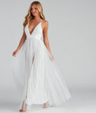 Elisabeth Pleated Tulle Formal Dress