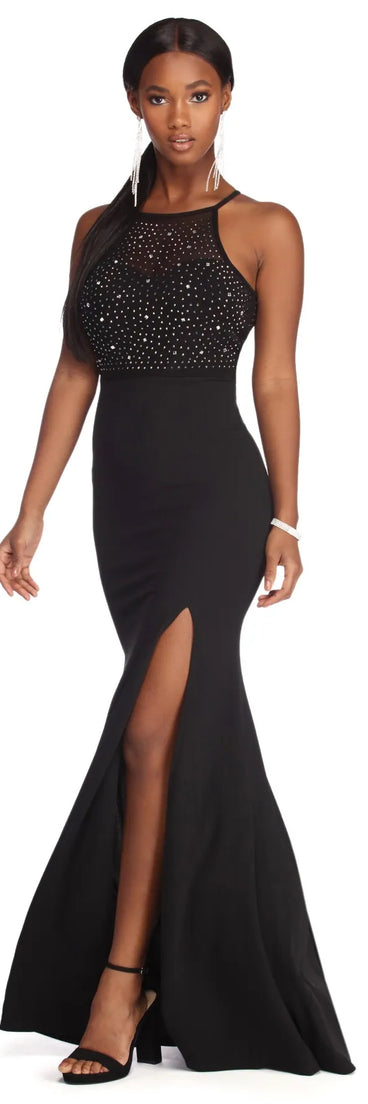 Melina Formal Heat Stone Dress