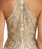 Jayla Formal Embroidered Chiffon Dress