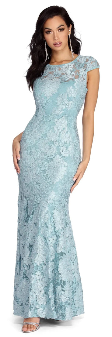 Cleo Formal Lace Mermaid Dress