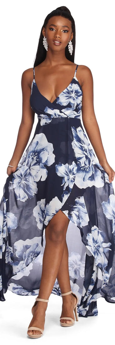 Mary Formal High Low Chiffon Dress