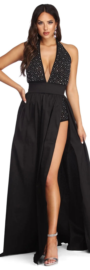 Zaylee Formal Heat Stone Dress