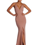 Vicky Plunging V Formal Dress