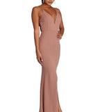Vicky Plunging V Formal Dress