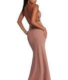 Vicky Plunging V Formal Dress