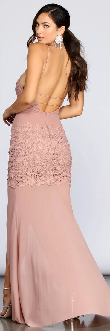 Raina Formal Crochet Dress