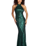 Aspyn Formal Sleeveless Sequin Dress