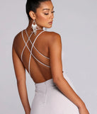 Hannah Formal Pleated Chiffon Dress