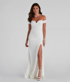 You'll feel stylish and confident in the Myra Formal High Slit Dress as your Winter Formal Dress to stand out at your dance or event.