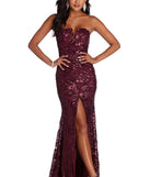Paulina Formal High Slit Sequin Dress