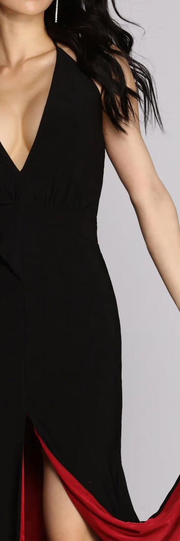 Abigail Formal High Slit Dress