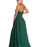 Tami Formal Wrap Chiffon Dress