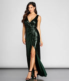 Zoya Sequin Formal Dress