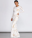 Aella Formal Sequin Long Dress