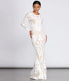 Aella Formal Sequin Long Dress