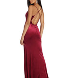 Viviana Formal Velvet Open Back Dress