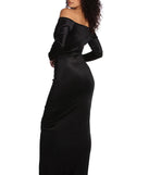 Mariana Formal Velvet High Slit Dress