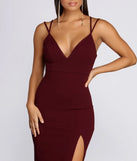 Bailey Strappy Formal Crepe Dress