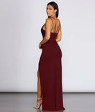 Bailey Strappy Formal Crepe Dress