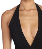 Adelynn Plunging Asymmetrical Formal Dress