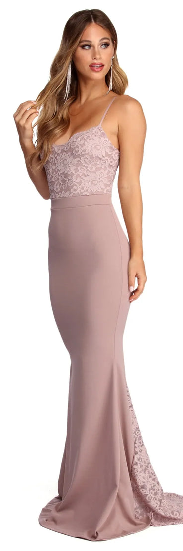 Marietta Lace Fit & Flare Dress