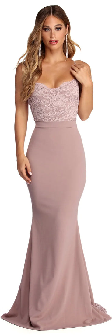 Marietta Lace Fit & Flare Dress