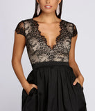 Kehlani Taffeta A-Line Dress