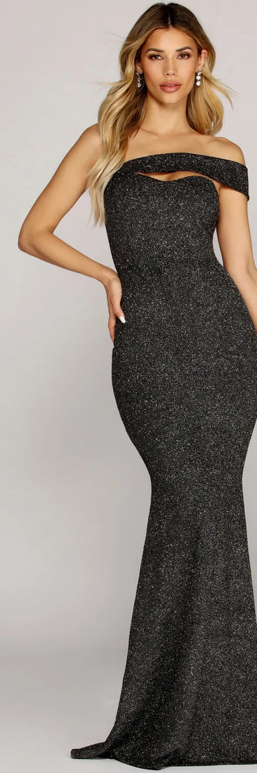 Marlena Glitter Formal Gown