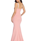 Rose Formal Rhinestone Mermaid Dress