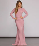 Piper Ruched Open Back Gown