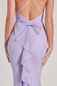 Linda Formal Glitter Ruffled Dress | Windsor