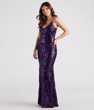Tabetha Formal Sequin Strappy Mermaid Dress